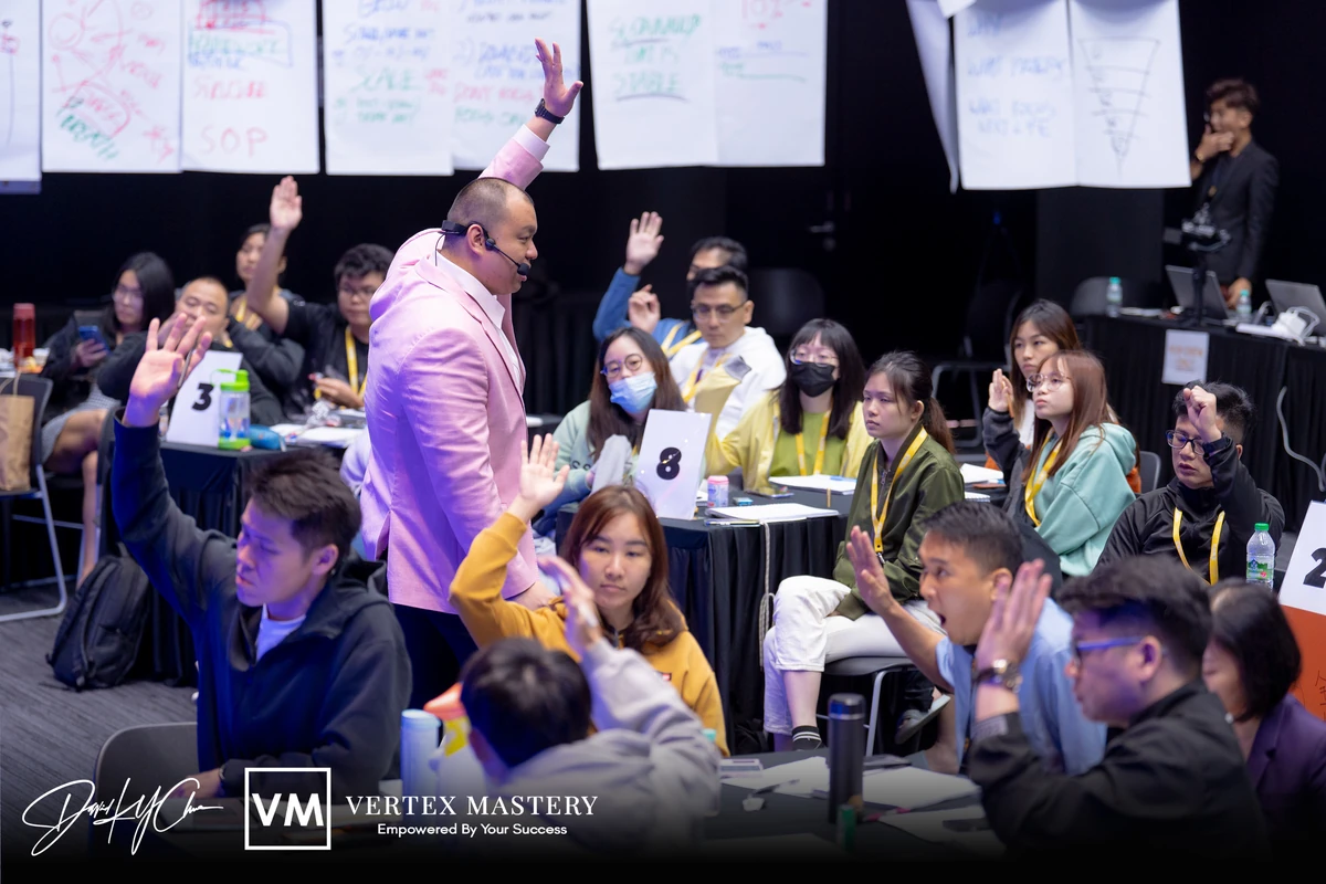 Founders and participants at a Vertex Mastery event, photo 8