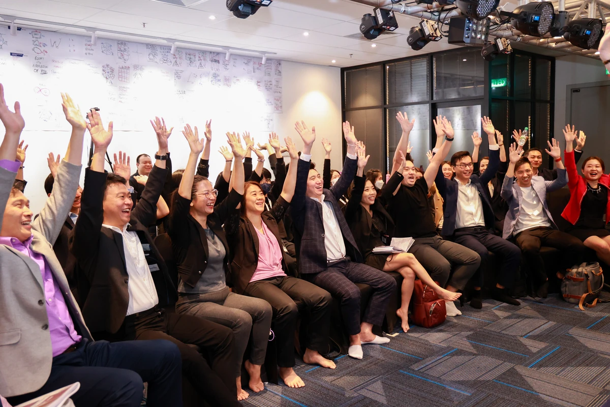 Founders and participants at a Vertex Mastery event, photo 2